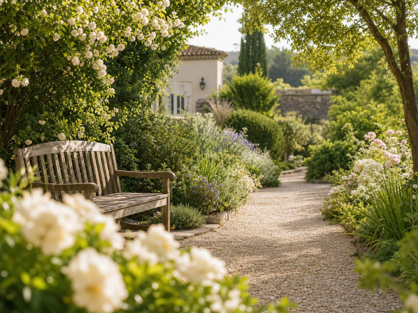 Le jardin qu'elle aimait retrouver au printemps